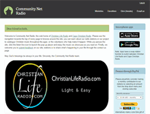 Tablet Screenshot of communitynetradio.org